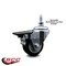Service Caster 3 Inch Black Polyurethane 12 Inch Threaded Stem Caster with Brake SCC-TS20S314-PPUB-BLK-PLB-121315 - alternate 4